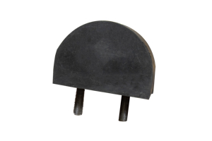 Amortisseur en caoutchouc 2 broches 150 mm, capacité de charge élevée, marque CMK, noir, pour pont roulant, emballage en boîte, durable - Product Image 3