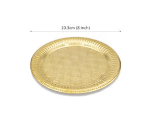 Placa de cargador de latón de metal de alta calidad, vajilla de diseño al por mayor de lujo, placa de servicio de latón de Venta caliente al mejor precio - Product Image 5