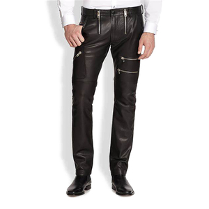 กางเกงหนังผู้ชายเนื้อนุ่ม ทนทาน สวมใส่สบายเป็นพิเศษ - Product Image 4