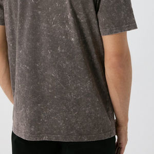 T-shirt pour homme de qualité supérieure, effet délavé à l'acide, pour adultes, vente chaude, confortable, prix abordable, avec logo/designs personnalisés - Product Image 4