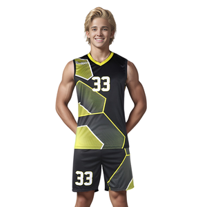 Conjunto de Uniforme de Voleibol Profesional para Hombre, Ropa Deportiva Personalizada para Equipo, Jersey y Pantalones Cortos de Secado Rápido para Partidos y Entrenamientos de Club - Product Image 2