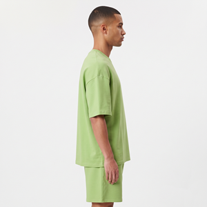 Ensemble haut et short pour hommes en gros, manches courtes, avec logo personnalisé, t-shirt - Product Image 2