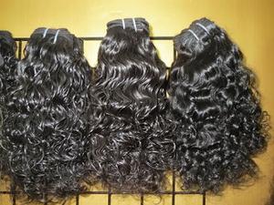 Vente chaude De Luxe Indien Temple Armure Meilleure Qualité Remy Temple Trame De Cheveux Humains Naturel Brut Vague D'eau Bouclés Coudre Tissage Cheveux - Product Image 4