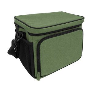 Black Insulated <b>Lunch</b> Cooler <b>Bag</b> Reusable Leakproof Food <b>Tote</b> Zipper Portable Picnic <b>Bag</b> - Product Image 4