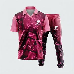 Uniforme de cricket professionnel en polyester 100% pour sublimation, personnalisable avec nom d'équipe, taille élastique, manches courtes, unisexe, prix bas, vente chaude - Product Image 5