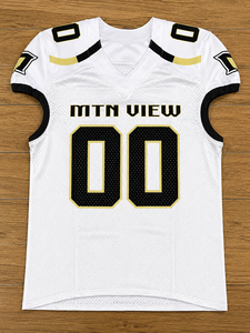 Maillot de football américain personnalisé OEM d'usine, sublimation, anti-UV, anti-bactérien, évacuation de l'humidité, respirant, 100% polyester - Product Image 4