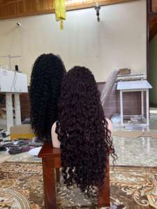 2024 Offre Spéciale HD dentelle frontale bouclée perruque vierge vietnamienne têtes d'entraînement de cheveux humains pour les femmes noires à un prix bon marché - Product Image 5