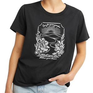 Loose <b>Animal</b> Print Summer Short Sleeve T-Shirts O-Neck 100% Cotton Eco-Friendly Breathable Casual Vintage Fashion T-shirt - Product Image 5