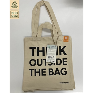 Bolsa de Compras Promocional de Lona de Algodón de 310 GSM, 38x42x20 cm, con Logotipo Personalizado, Venta al Por Mayor, Modelo OEM SNCH101A - Product Image 5