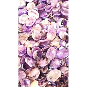 Wholesale Natural Amethyst Crystal Worry Stones Gemstone Agate Crafts Handmade Oval Pocket Feng Shui Stone Therapy Christmas - Product Image 4