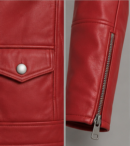 แจ็คเก็ตหนังคุณภาพพรีเมียม ดีไซน์หรูหราและเท่ห์สำหรับผู้หญิง - Product Image 4