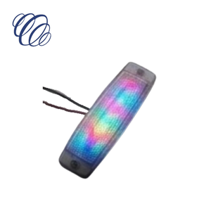 Prismas lineales de alta refracción con facetas de diamante 3D, luz de marcador lateral decorativa RGB - Product Image 2