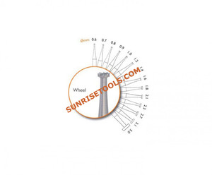 Herramienta de Medición Redonda Wheel Bur 6-50 para Fabricación de Joyería DIY por SUNTOOLS/STIPL - Product Image 2