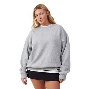 Sudaderas de Mujer Holgadas con Cuello Redondo, Estilo Casual, Cómodas, Tallas Grandes, Hombros Caídos, Moda, Venta al Por Mayor, Personalizadas OEM - Product Image 1