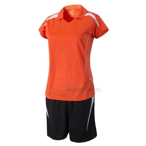 Men's Red V-Neck Soccer Jersey Short Sleeve Moisture Wicking Color Blocked Polyester Sport Shirt Adult Regular Fit - Product Image 5