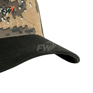 Casquette de baseball tactique camouflage personnalisée en coton avec logo brodé sur mesure - Product Image 5