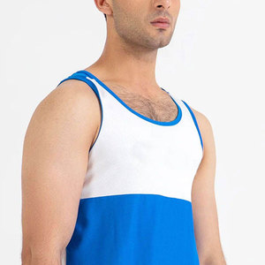 Débardeur pour homme en polyester respirant à 100 %, prix bas, vente en gros, nouveau design - Product Image 5