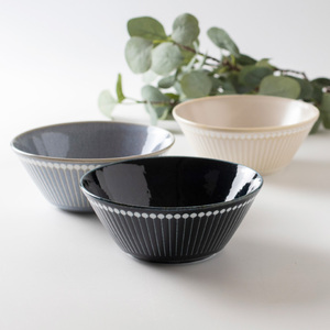 ชามก๋วยเตี๋ยวพอร์ซเลน Mino Ware ขนาด 160 มล. ผลิตในญี่ปุ่น สำหรับโฟ อะโอด้ง และเสิร์ฟอาหาร - Product Image 3