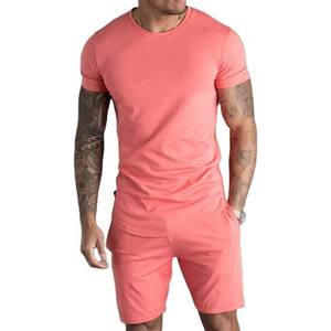Conjuntos Deportivos de Verano para Hombre, 2 Piezas, Ropa Deportiva de Talla Grande, Conjuntos de Pantalones Cortos, Chándal con Logotipo Personalizado para Hombre - Product Image 6