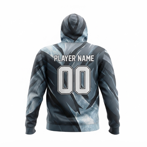 Premium <b>Athletic</b> Sublimation Hoodie Custom Printed Polyester Hoodie for Men Women and Youth - Product Image 2