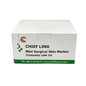 ปากกาเขียนผิวหนังแบบใช้แล้วทิ้ง คุณภาพพรีเมียม ปลอดสารพิษ ลบได้ หัวสองด้าน สำหรับงานผ่าตัด จากไต้หวัน พร้อมหมึกถาวรปลอดภัยขนาด 1 มม. และ 0.5 มม. - Product Image 6