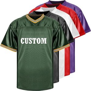 Maillots de football américain légers, impression par sublimation, usine, fournisseur de tenues d'équipe personnalisées pour adultes, anti-bactérien - Product Image 6