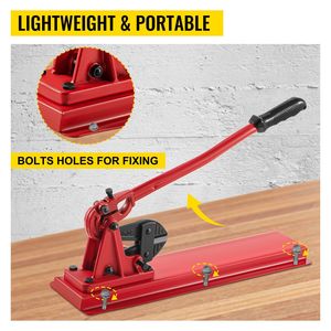 24 \ "panca durezza 35-45HRC strumento di crimpatura foratura braccio di taglio 3/8 \" bullone Cutter da banco per cavo a fune - Product Image 6