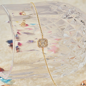 Pulsera de Diamantes Cultivados en Laboratorio, Corte Esmeralda, Oro Amarillo, Joyería Fina para Mujer - Product Image 5