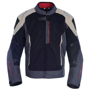<b>Genuine</b> Leather Motorcycle Jackets All Seasons High Quality OEM Design Custom Cordura Waterproof Unisex Motorbike Jacket - Product Image 3