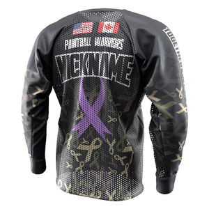 Camiseta de Fútbol Sublimada Personalizada de Manga Larga para Hombre, Cuello Alto, Transpirable, Poliéster, Estampado Completo en Manga, Ajuste Atlético, para Todas las Temporadas - Product Image 2