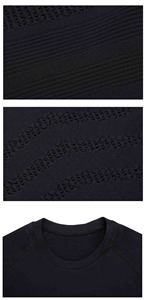 Camiseta de Compresión con Logotipo Personalizado, Ajustada, Básica, Informal, para Gimnasio, Ejercicio, Desarrollo Muscular, para Hombre - Product Image 5