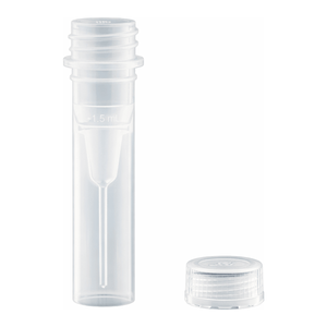Tube à vis à bavure Hyundai Micro 0,5 mL, bouchon standard, stérilisé par rayonnement électronique pour laboratoire - Product Image 1