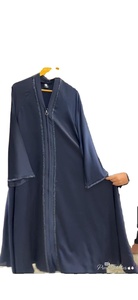 ชุดบุรก้าดีไซน์ใหม่ สวยงาม โดดเด่น แบบเปิดด้านหน้า พร้อมสายโซ่ ชุดบุรก้ามุสลิม อิสลามิก อบายะ ยาวคลุมเท้า สำหรับงานปาร์ตี้และงานกลางคืน - Product Image 4