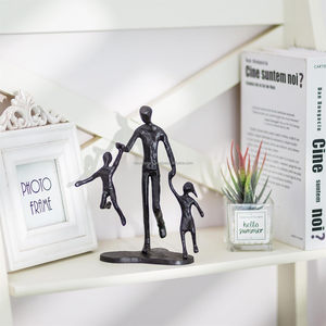 Esculturas de estatuillas de amor artesanales de Metal hechas a mano de alta calidad para un lujoso estilo de Mesa de la India - Product Image 2