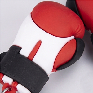 Personalized Promotional Soft Pu Leather <b>Gift</b> Boxing Gloves Keychain Custom Logo Mini Boxing Gloves Keychain - Product Image 3