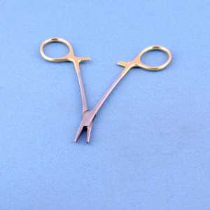 Porte-aiguille en bois Crile super fin, courbé, 15 cm à 18 cm, pour usage chirurgical en milieu hospitalier, instruments chirurgicaux - Product Image 2