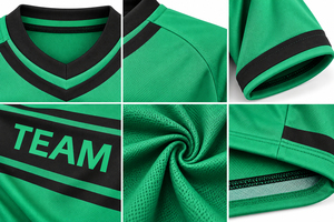 Camiseta de Lacrosse Sublimada Negra y Verde, Uniforme de Equipo, Manga Corta, Estilo Deportivo, Personalizada con Impresión, Ropa Deportiva - Product Image 6