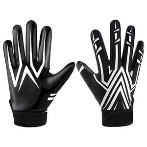 Gants de football américain personnalisés de haute qualité pour adultes, super adhérents et respirants, fabriqués au Pakistan - Product Image 1