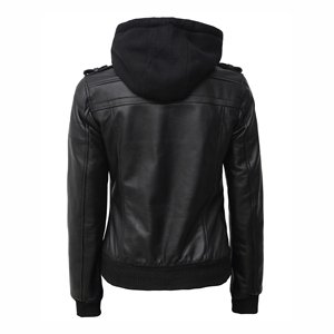 New Arrival Casual Wear <b>Women</b> Leather <b>Jacket</b> Soft Leather Comfortable Design Factory Direct OEM service <b>Women</b> Leather <b>Jacket</b> - Product Image 5