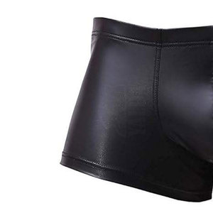 Custom Your Own Design Premium Genuine <b>Leather</b> Mid-Rise Waterproof Quick Dry Fashion Stylish Adjustable <b>Underwear</b> for <b>Men</b> - Product Image 5