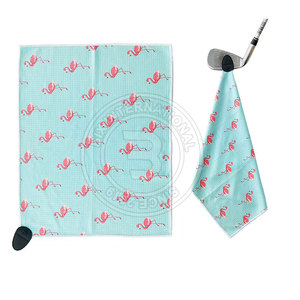Serviette de golf gaufrée à séchage rapide en gros, vente directe d'usine, en matière de première qualité - Product Image 2