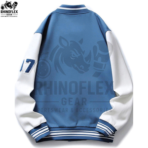 Custom Chenille Letter Embroidery Patches <b>Leather</b> Sleeve Baseball Bomber Letterman <b>Jackets</b> Wool Varsity <b>Jacket</b> for Men - Product Image 2