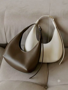 BS INTERNATIONAL Bolsos de Mano Casuales de Cuero Genuino a la Moda para Mujer, Bolso Tipo Clutch con Múltiples Correas, Cierre de Cremallera Resistente, Plegable e Impermeable - Product Image 1