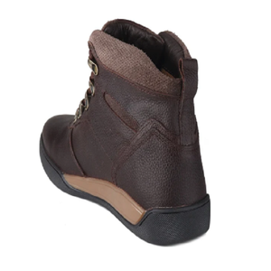 Bottines marron pour hommes, chaussures décontractées robustes, confortables, à lacets, pour les voyages, la marche et les activités de plein air - Product Image 4