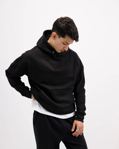 Sudadera con Capucha para Hombre, 100% Algodón, Personalizable con Logotipo, Hombros Caídos, Estampado Personalizado, Talla Grande, Gruesa - Product Image 5