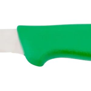 Couteaux à désosser Green Grip avec lame de coupe étroite argentée et manche ergonomique pour le travail de boucher et la cuisine - Product Image 5