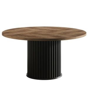 Tavolo da Pranzo Allungabile in Marmo e Legno Massello per Appartamenti - Product Image 2