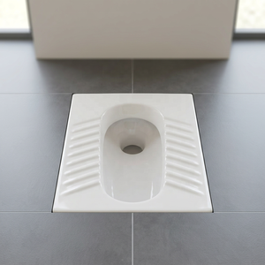Eastern Medium Deep White <b>Ceramic</b> Squatting <b>Pan</b> Orissa WC Toilet Floor Mount Sanitary Ware Factory Export - Product Image 5