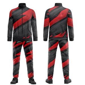 Sublimation Printed OEM Tracksuit Set High Performance <b>Custom</b> Sportswear Apparel With Team Logo Design For Training Purpose Wear - Product Image 1