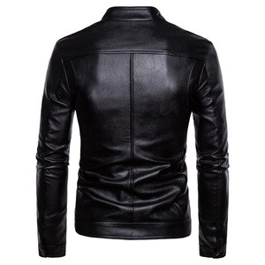 Veste en jean enduit vintage unisexe à col montant, techniques de broderie, logo frontal, saison hiver, fermeture éclair, service OEM - Product Image 2